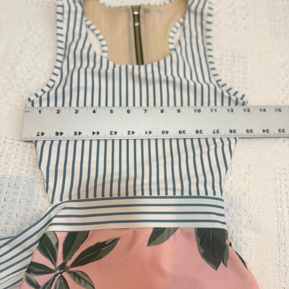 Albion XS Fit Island Fever back tie one piece swimsuit SW 3005 - Picture 2 of 11